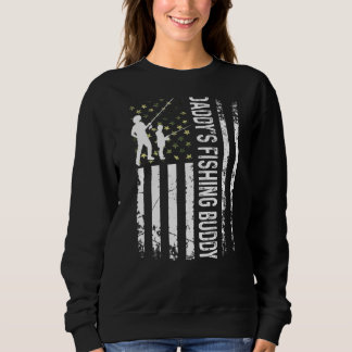Sweatshirt L'équipe du jeune pêcheur père de père de famille 