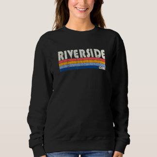 Sweatshirt Les années 70 80s Style Vintage Riverside Id
