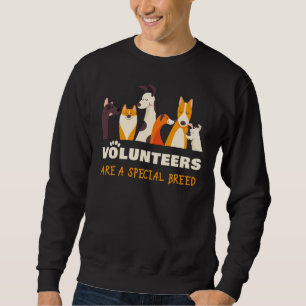Sweatshirt Les bénévoles sont un refuge Secourt pour chiens d
