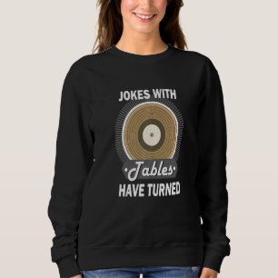 Sweatshirt Les blagues avec des tableaux sont devenues la col