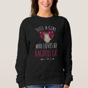 Sweatshirt Les Cadeaux De Ragdoll Pour Les Femmes Amoureux d