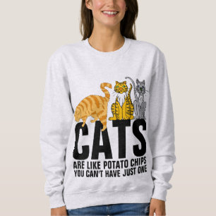 SWEATSHIRT LES CHAUSSURES SONT COMME DES CHIPS DE POMME DE TE