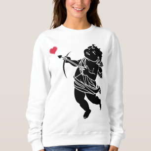 Sweatshirt Les Chemises d'Amour Cupidantes de la Dame Sweatsh