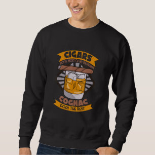 Sweatshirt Les Cigares Résolvent La Plupart De Mes Problèmes
