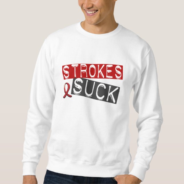 Sweatshirt Les courses sucent (Devant)