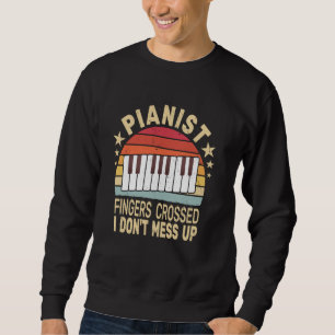 Sweatshirt Les doigts croisés Je ne fouille pas les femmes pi