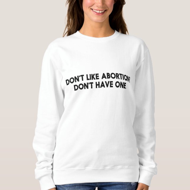 Sweatshirt Les droits des femmes en matière de reproduction M (Devant)
