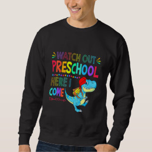 Sweatshirt Les enfants, attention, la maternelle arrive, dino