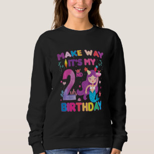 Sweatshirt Les enfants font le chemin C'est ma 2e Sirène d'an