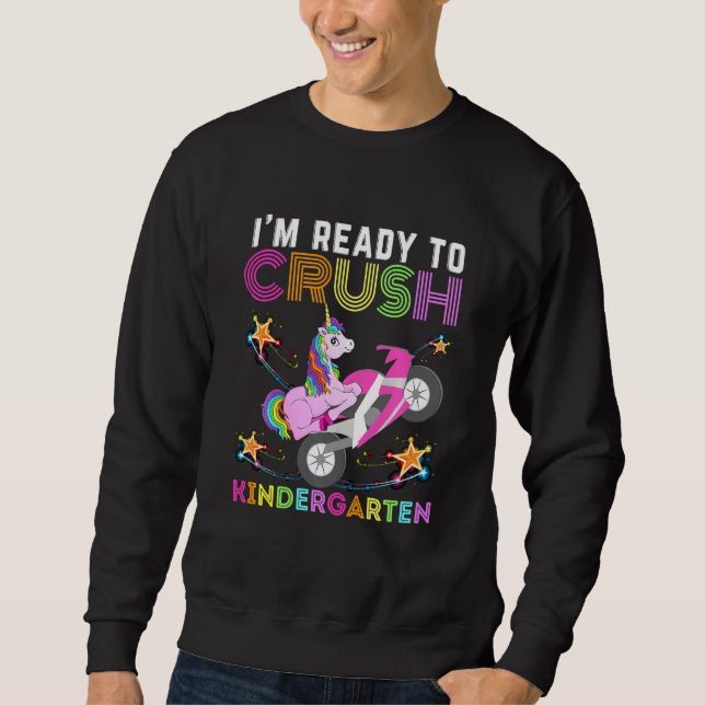 Sweatshirt Les Enfants Je Suis Prêt À Écraser La Maternelle U (Devant)