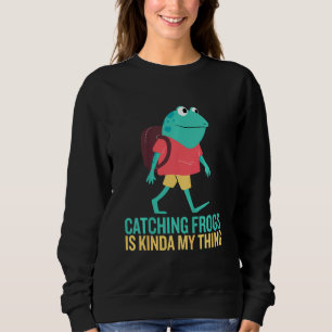 Sweatshirt Les Enfants Qui Attrapent Les Grenouilles Est Kind