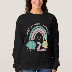 Sweatshirt Les enfants regardent le monde C'est mon 2e annive