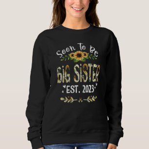 Sweatshirt Les Femmes Bientôt Être Grande Soeur 2023 Tourneso