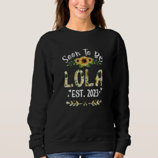 Sweatshirt Les Femmes Bientôt Être Lola 2023 Tournesol Nouvea