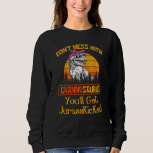 Sweatshirt Les femmes n'ont pas de mal avec grand-masaurus Vo