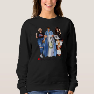 Sweatshirt Les femmes sont fières des racines guatémaltèques