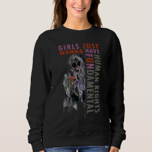 Sweatshirt Les filles féministes veulent juste avoir des droi