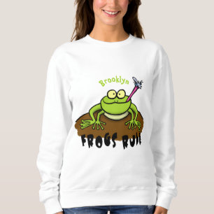Sweatshirt Les grenouilles règnent sur la grenouille verte dr