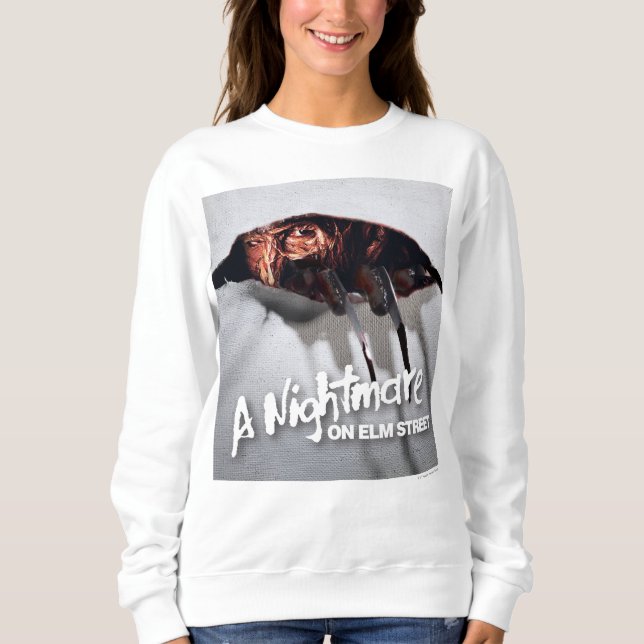 Sweatshirt Les Griffes de la nuit | Freddy Krueger Peeking (Devant)
