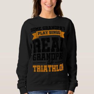 Sweatshirt Les Hommes Certains Grandpas Jouent Bingo Real Gra