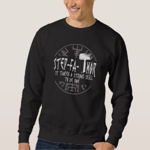 Sweatshirt Les Hommes Étape Fa Thor Il Prend Une Compétence F