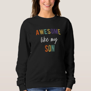 Sweatshirt Les Hommes Fête des pères Des Enfants Et Fils Éton