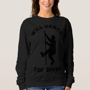 Sweatshirt Les hommes vont danser pour la plaisanterie de pap