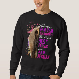 Sweatshirt Les Hounds Afghans Sont Une Fille Meilleur Ami Chi