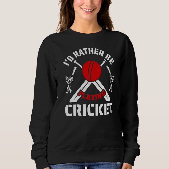 Sweatshirt Les joueurs de cricket Les joueurs de cricket Les  (Devant)