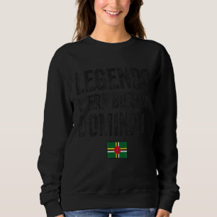 Sweatshirt Les légendes sont nées en Dominique Drapeau domini