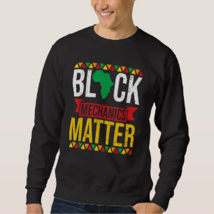 Sweatshirt Les mécaniciens noirs comptent Histoire noire afro