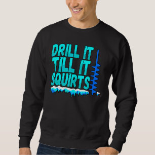 Sweatshirt Les Mens Forent Jusqu'À Ce Qu'Il Éjacule Pêcheur D