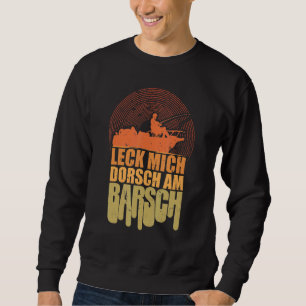 Sweatshirt Les Mens Leck Mich Cod À Perch Angler Sayings Fish