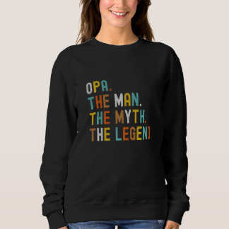 Sweatshirt Les Mens Opa L'Homme Le Mythe La Légende Fête des 
