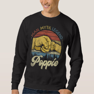 Sweatshirt Les Mens Poppie L'Homme Le Mythe La Légende Pour F