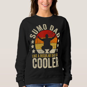 Sweatshirt Les Mens Sumo Papa Comme Un Père Régulier Mais Pèr