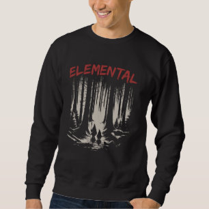 Sweatshirt Les nains élémentaires dans la forêt - Graphique V