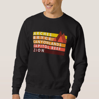 Sweatshirt Les Parcs Nationaux De L'Utah Utahs Mighty Five So
