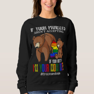 Sweatshirt Les parents n'acceptent pas Je suis votre maman ma