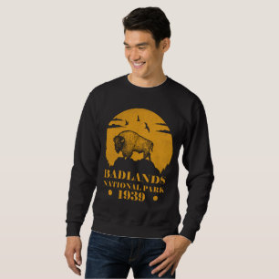 Sweatshirt Les pinnacles au sud du parc national Badlands