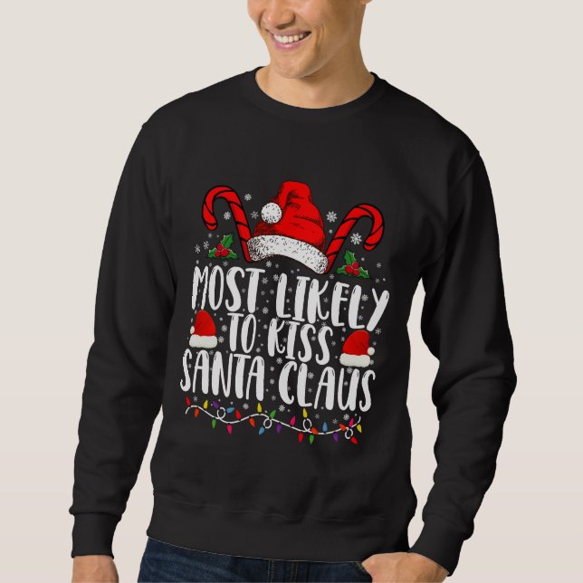 Sweatshirt Les Plus Susceptibles D'Embrasser La Famille De No (Devant)