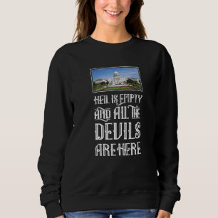 Sweatshirt Les Politiciens Anti-Gouvernementaux Et Washington