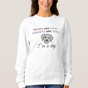 Sweatshirt Les roses sont grises