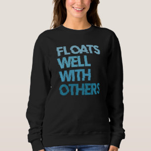 Sweatshirt Les Tubes De Rivière Flotte Bien Avec D'Autres