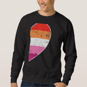 Sweatshirt Lesbian Heart Lgbtq Matching Gay Couples Valentine