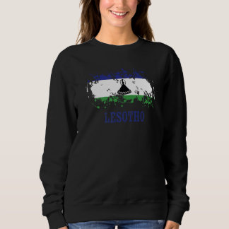 Sweatshirt Lesotiens passionnés pour le Lesotho et le Lesotho