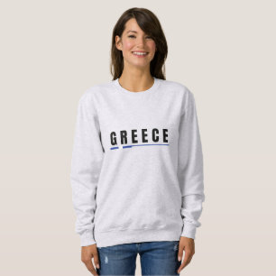 Sweatshirt Lettre d'art grecque moderne simple Drapeau Souven