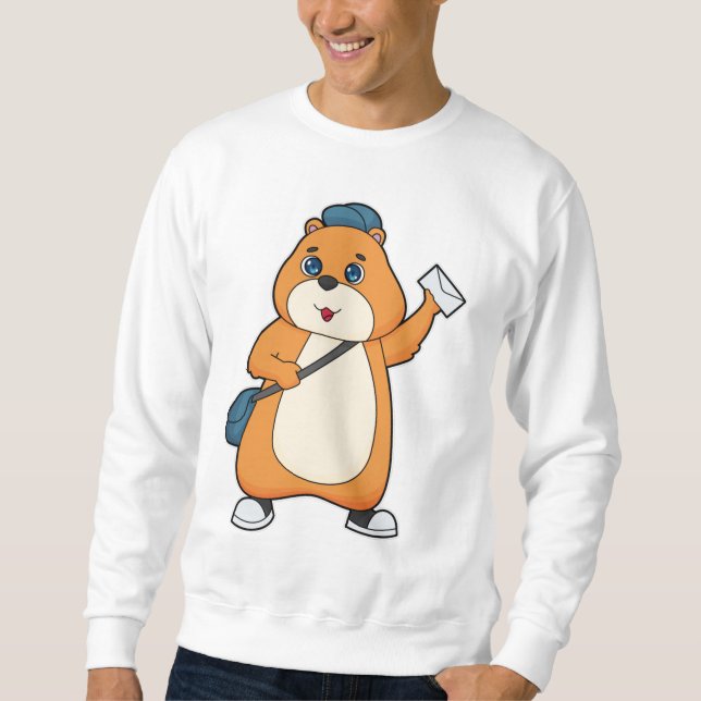 Sweatshirt Lettre hamster Postman (Devant)