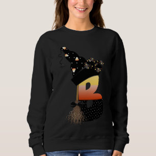 Sweatshirt LETTRE MONÂTRE Halloween B
