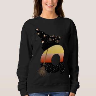 Sweatshirt LETTRE MONÂTRE Halloween Q
